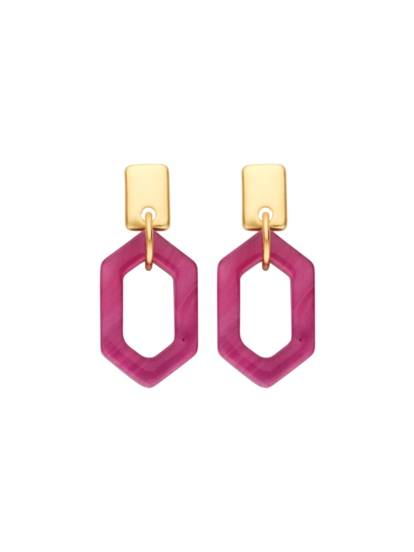 KIT oorbellen paars - Les Cordes