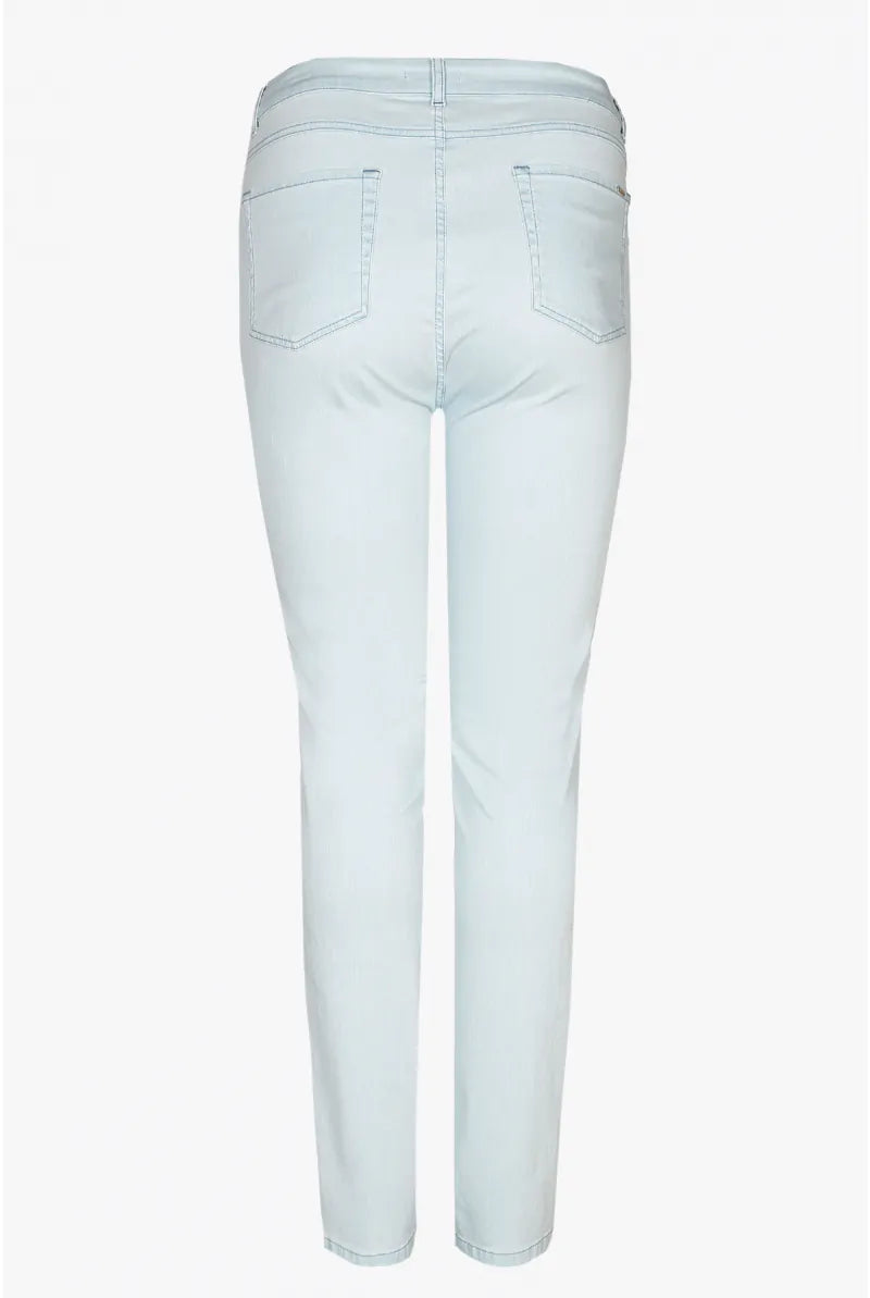 Stretch broek met jeanslook lichtblauw Xandres ( Princess)