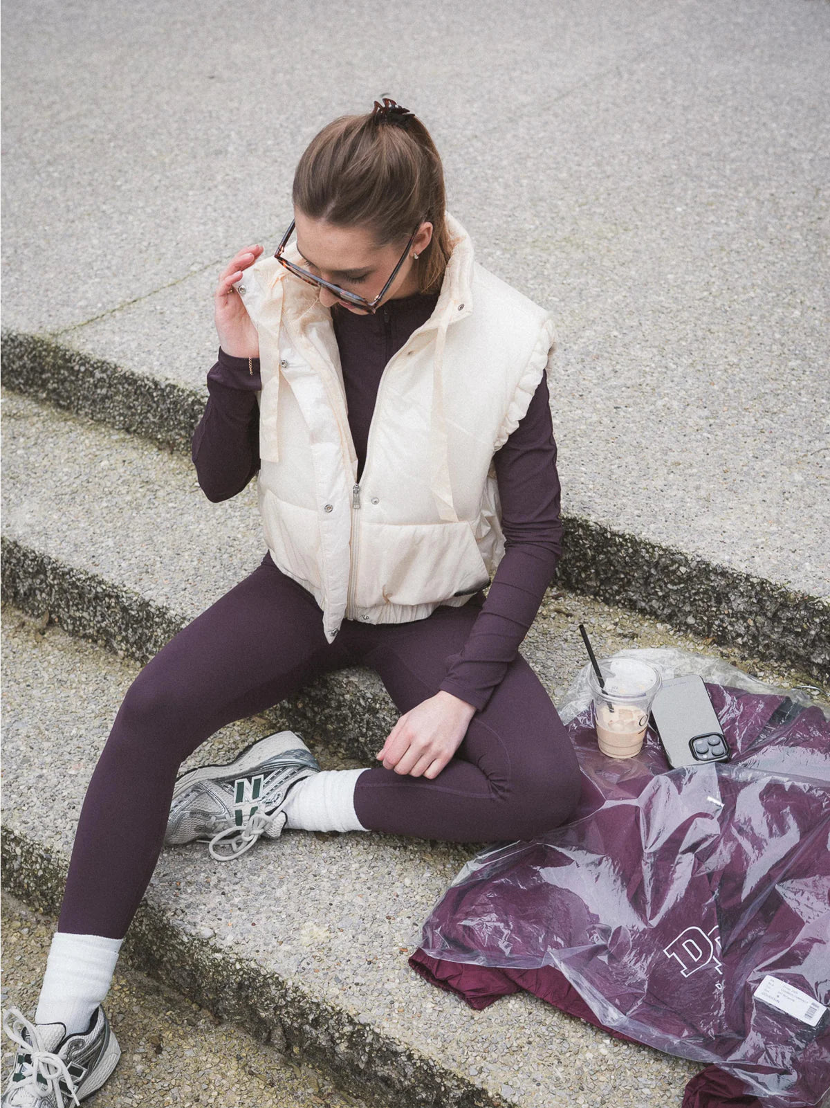 Dou Doun - bodywarmer GALAXY - cream