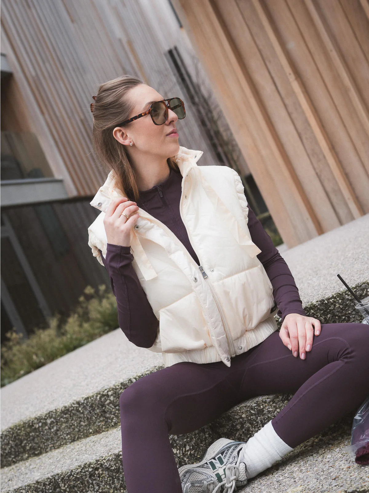 Dou Doun - bodywarmer GALAXY - cream