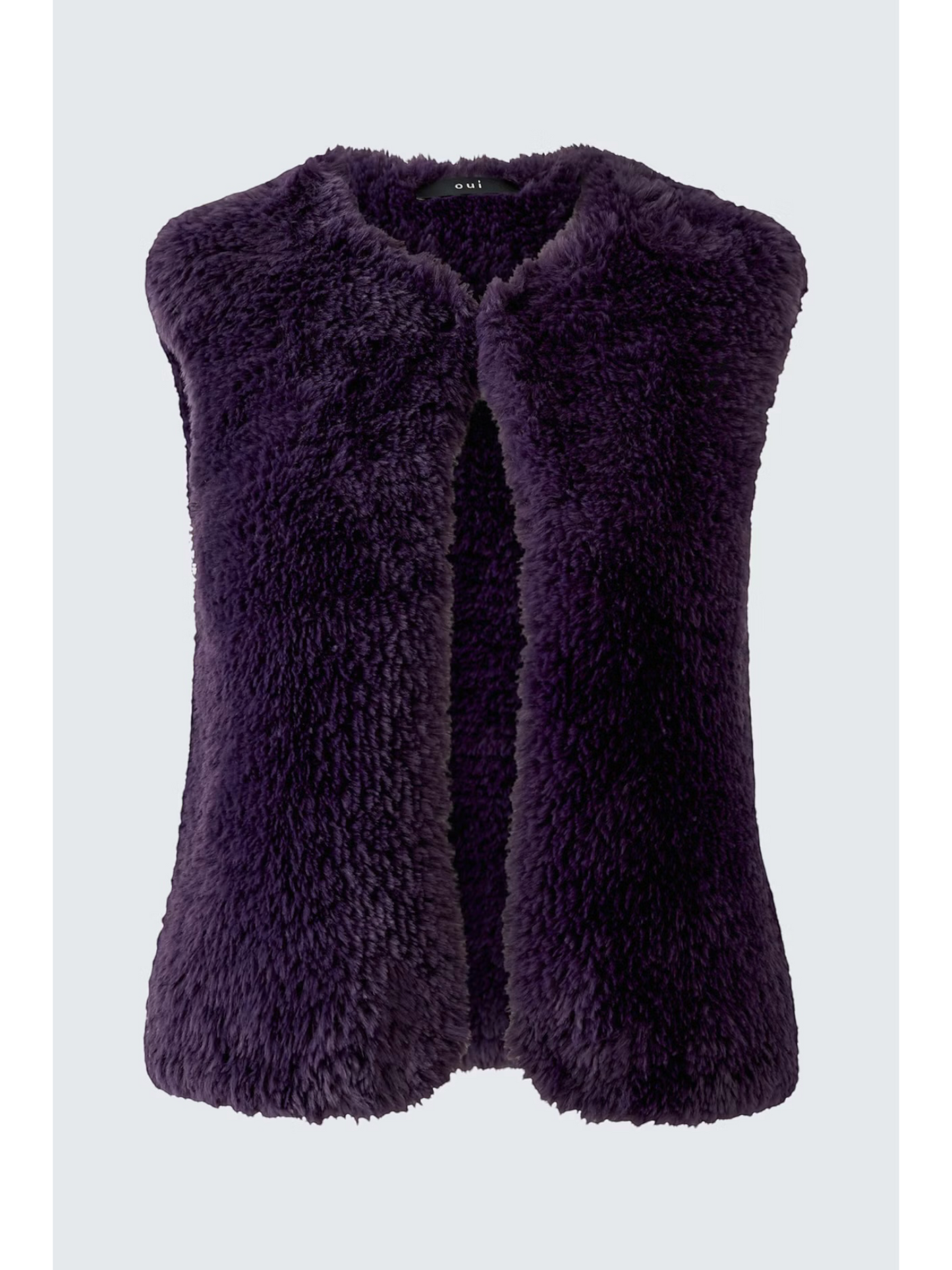 Oui - gebreide mouwloze vest (98077)