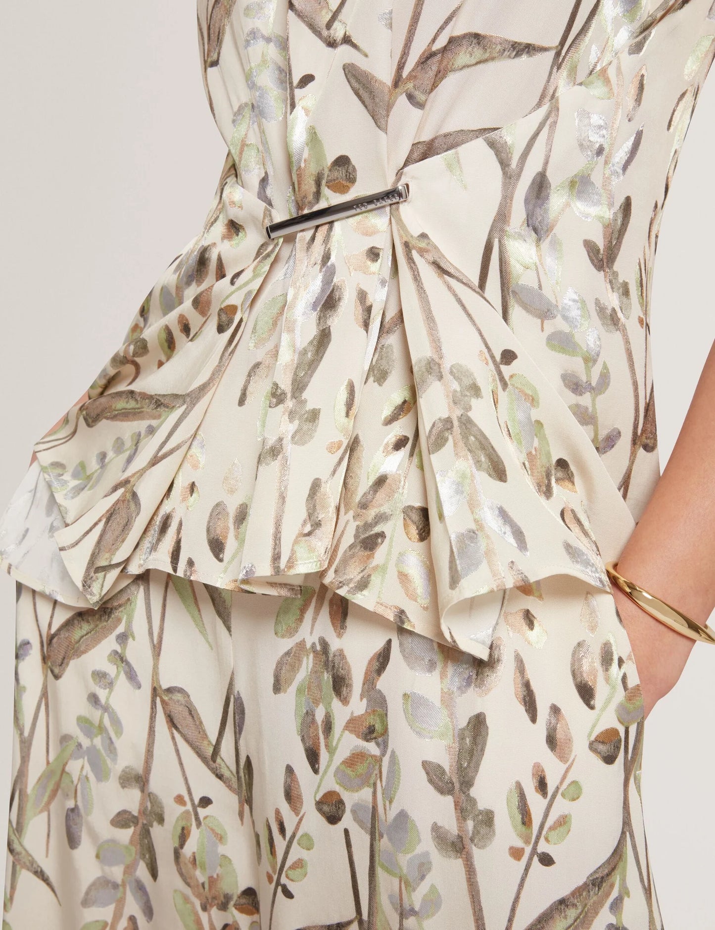 Ted Baker - top CLOWDIA met bladmotief