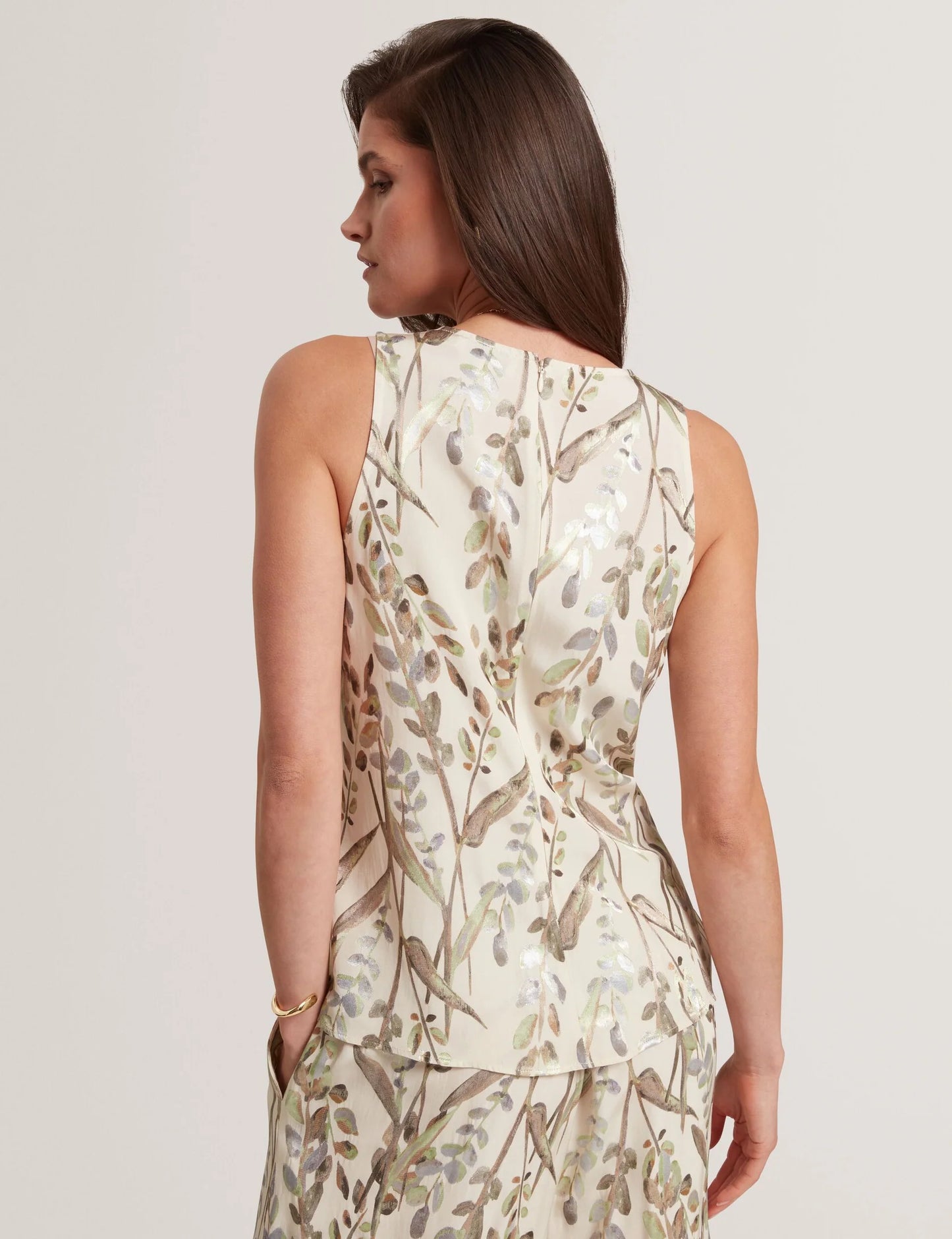 Ted Baker - top CLOWDIA met bladmotief