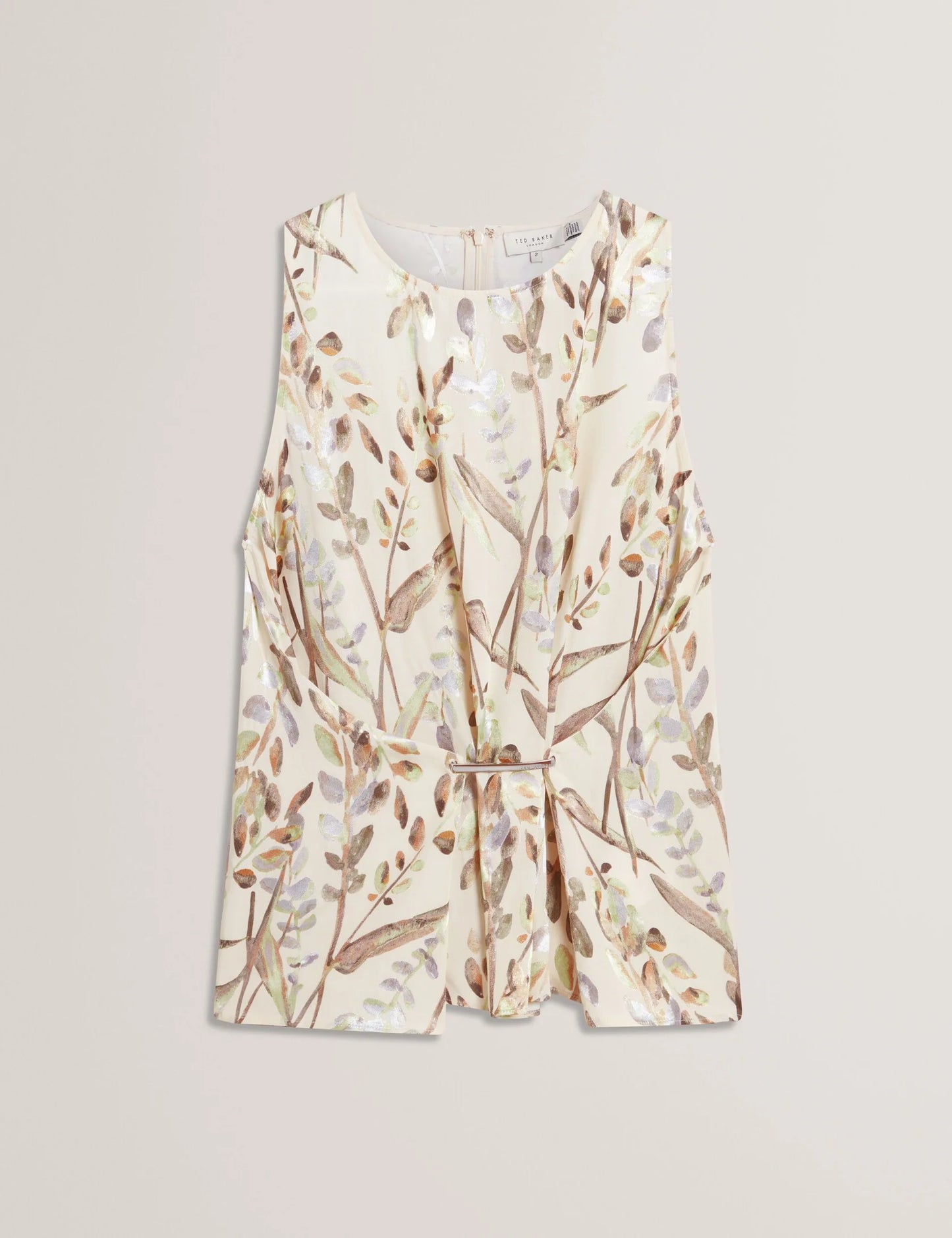 Ted Baker - top CLOWDIA met bladmotief