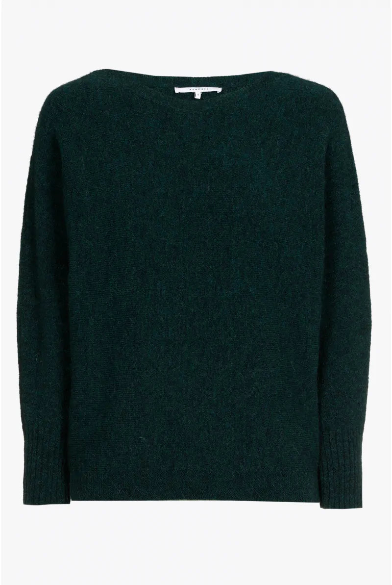 Groene pull BOGUMILA van alpacawol - Xandres