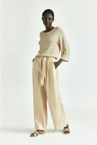 Gestreepte pull ALIENE van fijne viscose - Xandres