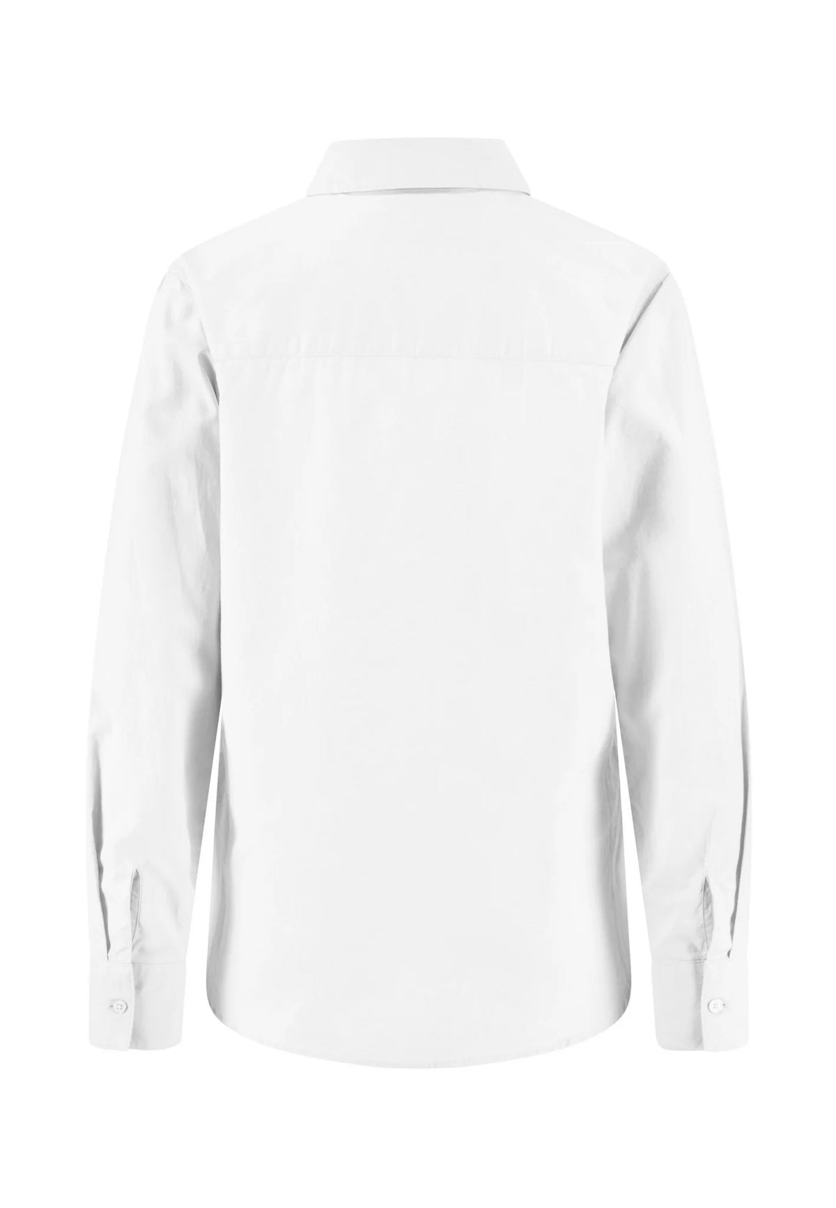 Fynch-Hatton witte blouse met lange mouwen in katoen