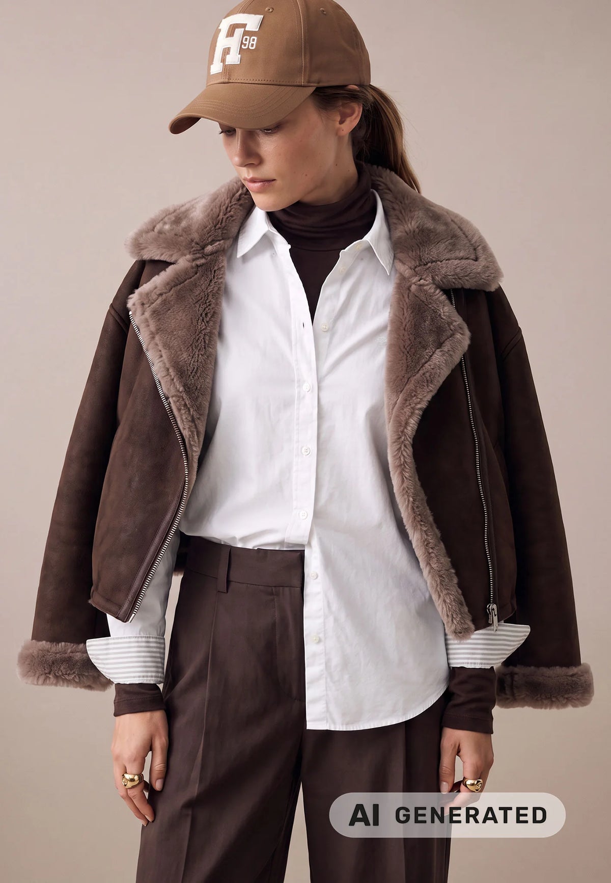 Fynch-Hatton witte blouse met lange mouwen in katoen
