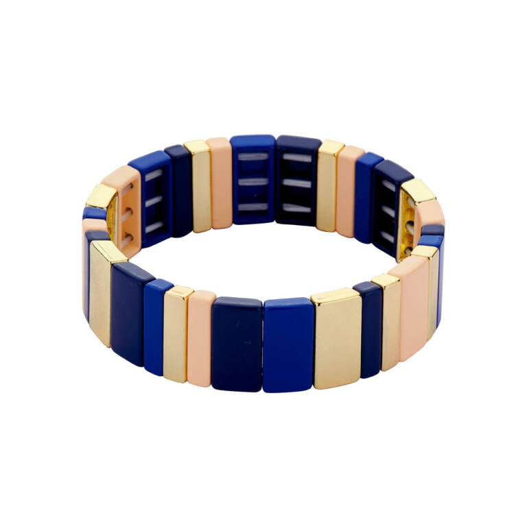 Cab 42 (ab) Armband Donkerblauw - Les Cordes