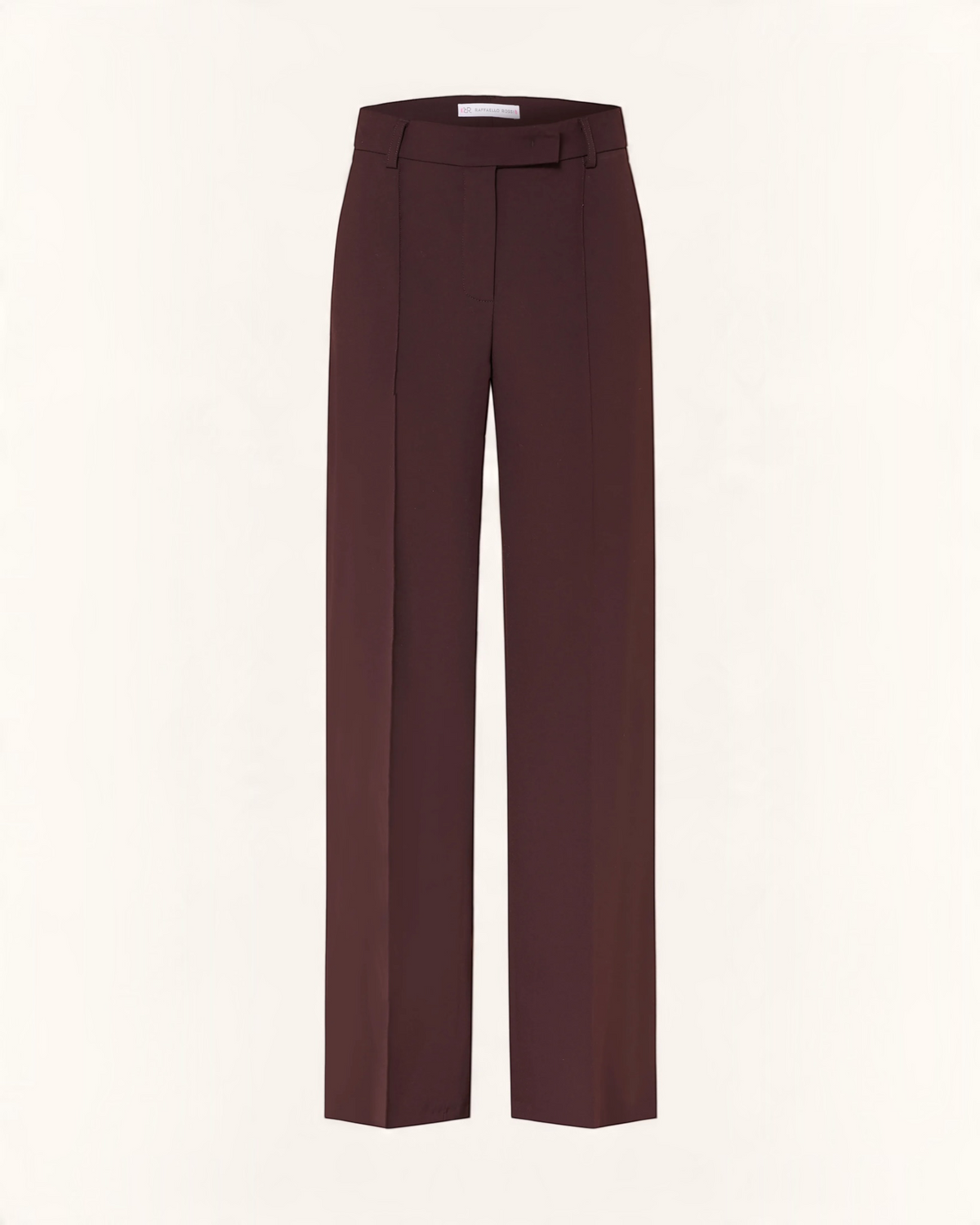 Damesbroek Bordeaux – Hoge Taille & Rechte Pijp | Raffaello Rossi