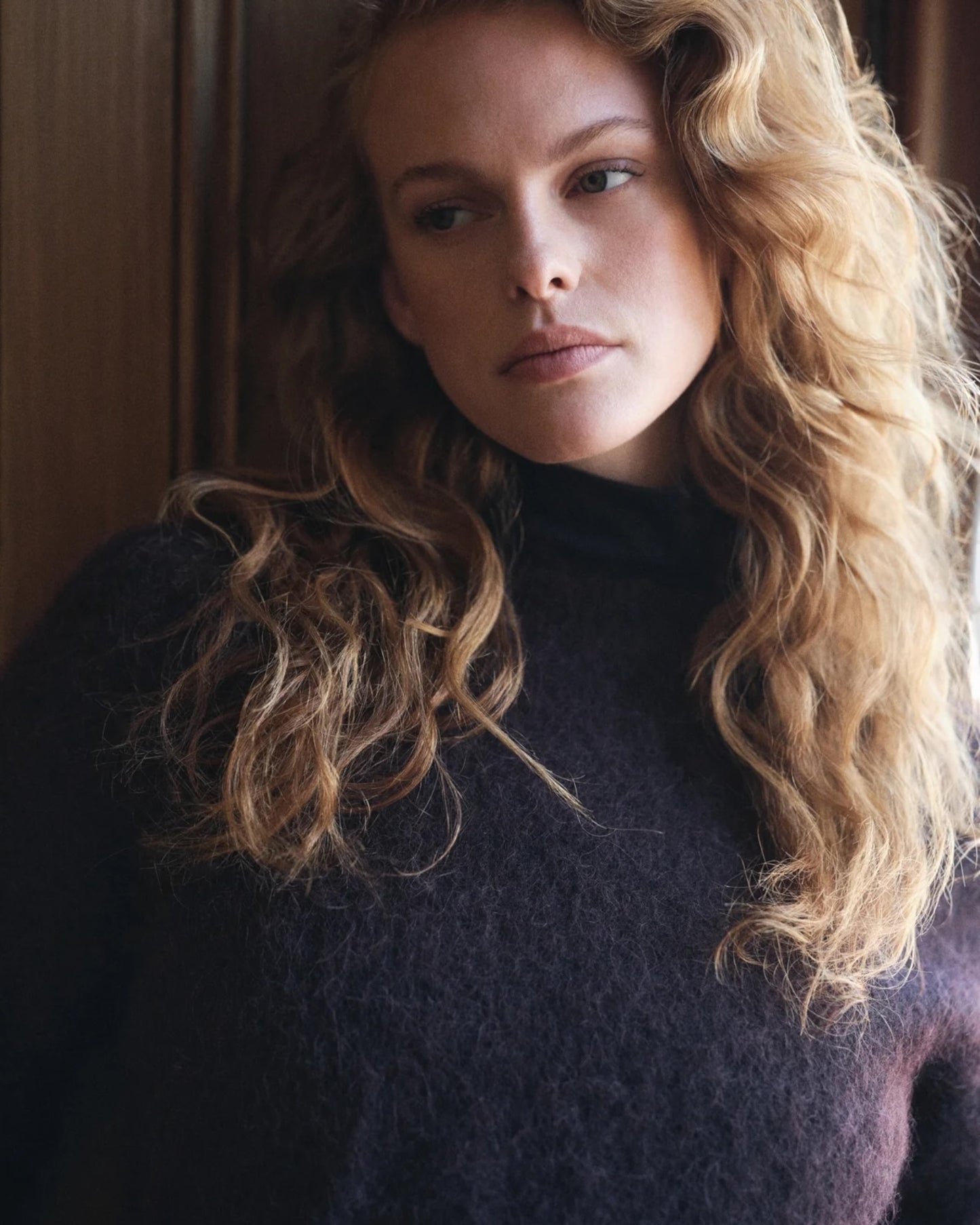 Beaumont Petrona Pullover Plum – zachte alpaca damestrui