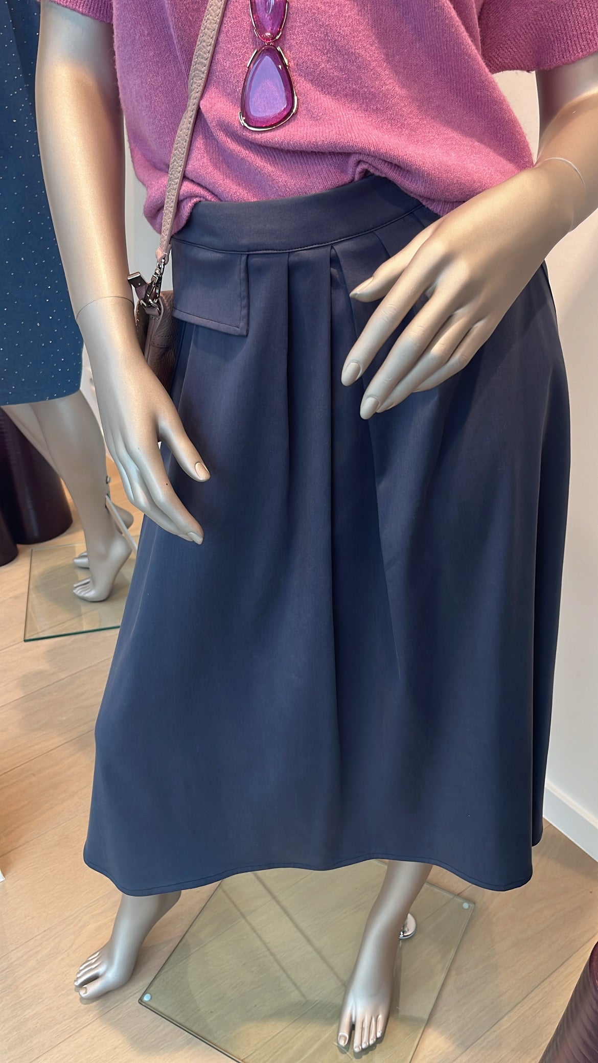 Farah Fashion - rok - HUGO - blauw