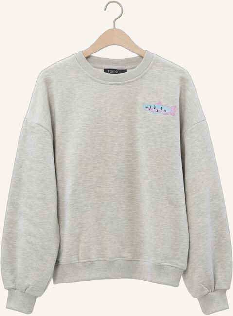 Ydence - Lichtgrijze Sweater True Catch