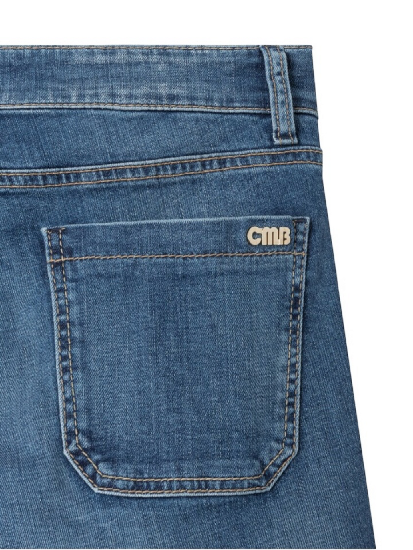 Cambio - blauwe straight jeans Amara