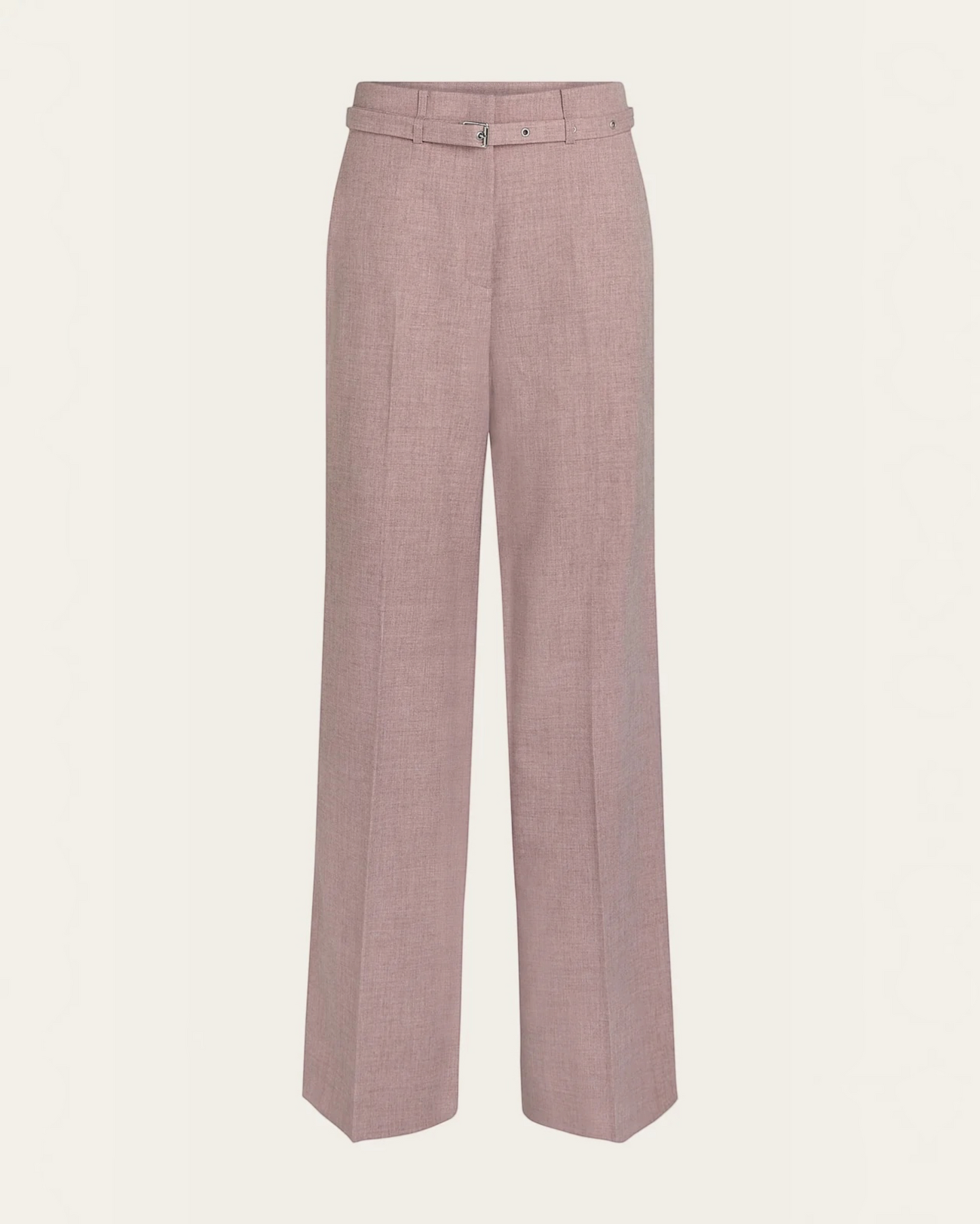 Beaumont Brenna broek rose melange – wijde damesbroek