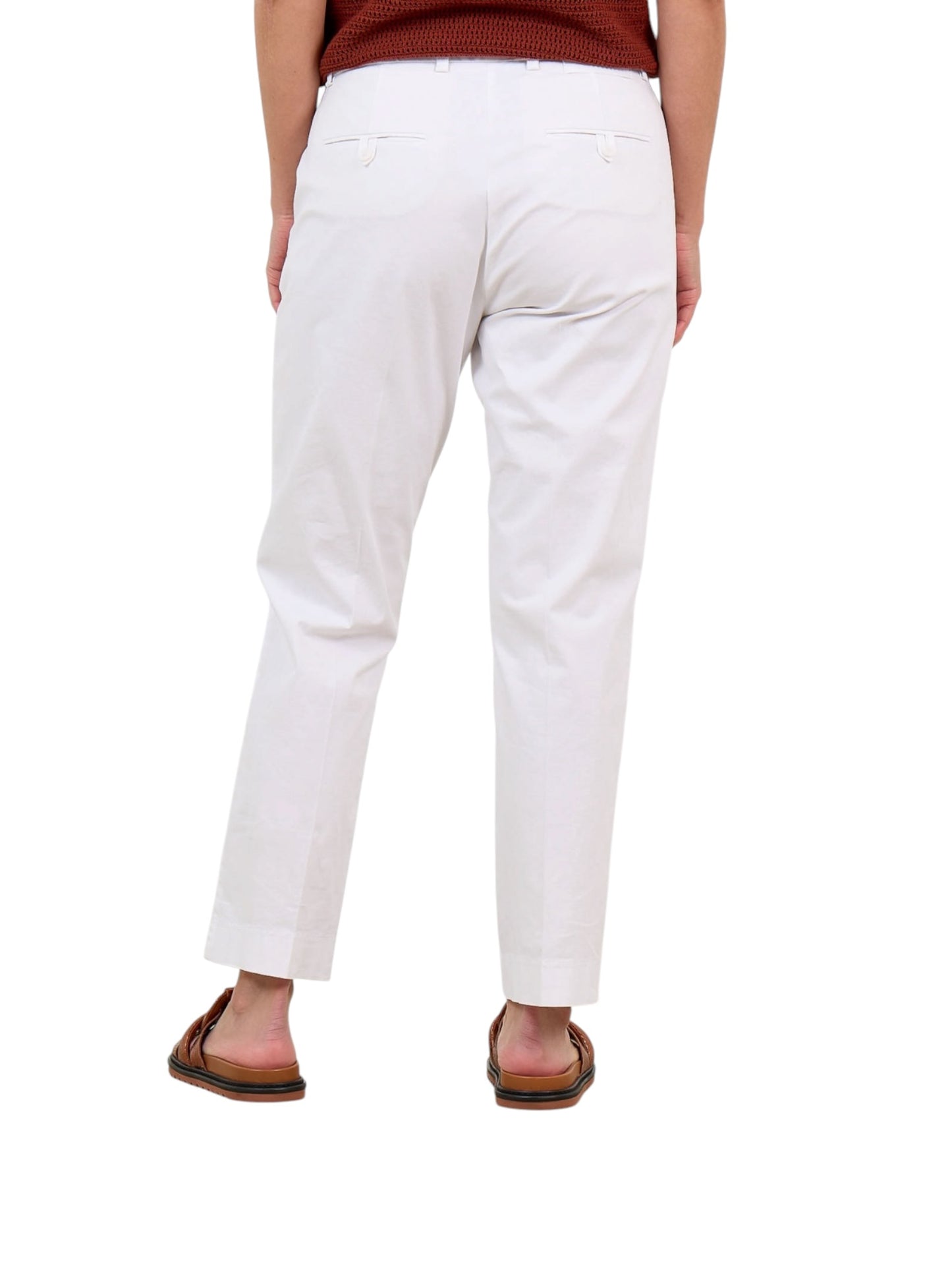 Cambio - witte chino KIANA rechte pijpen