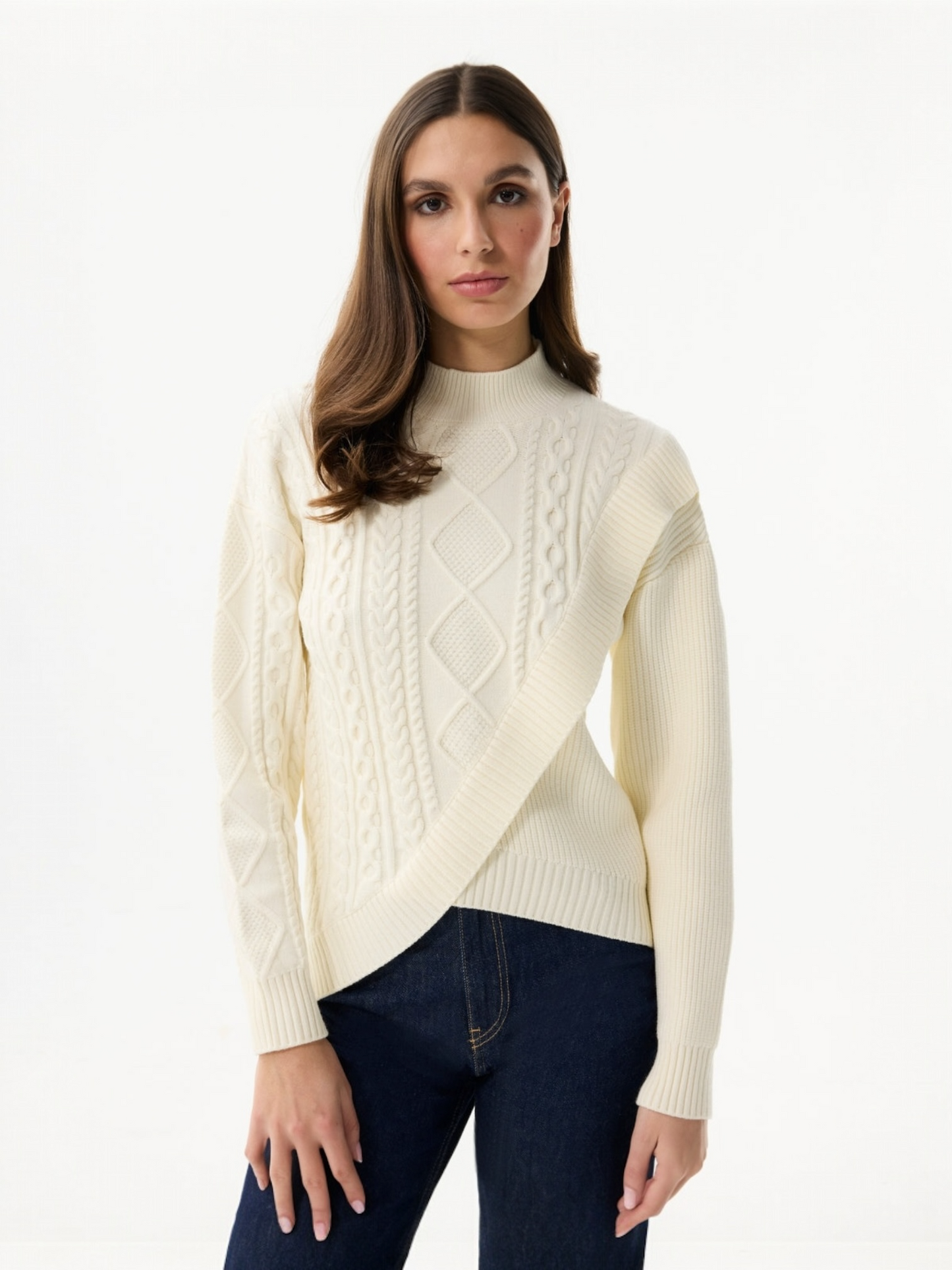Pull offwhite Leo&Ugo ( FH704)