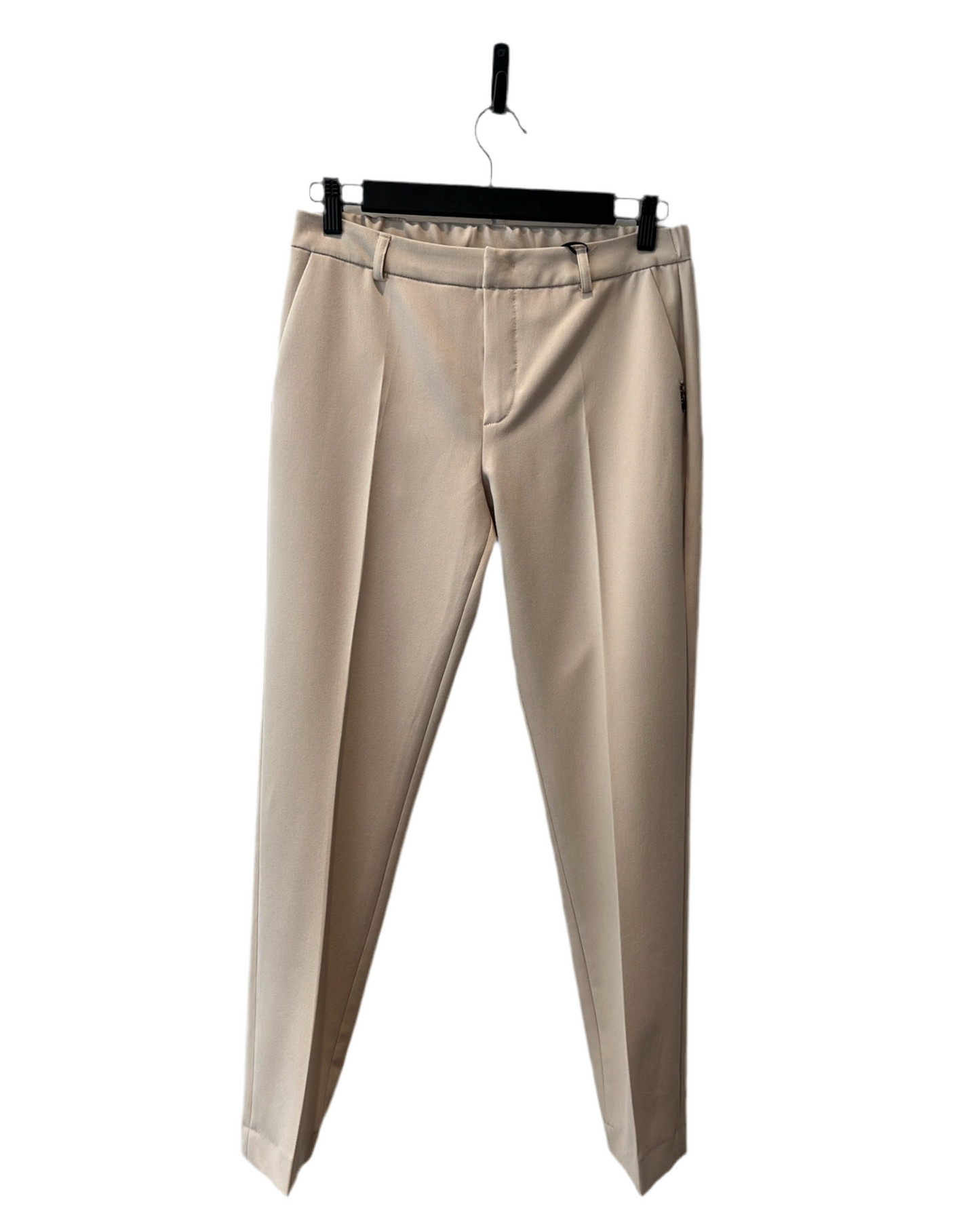 Broek met hoge taille EMILIA creme - Lalotti