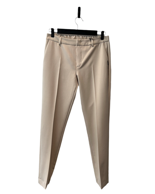 Broek met hoge taille EMILIA creme - Lalotti