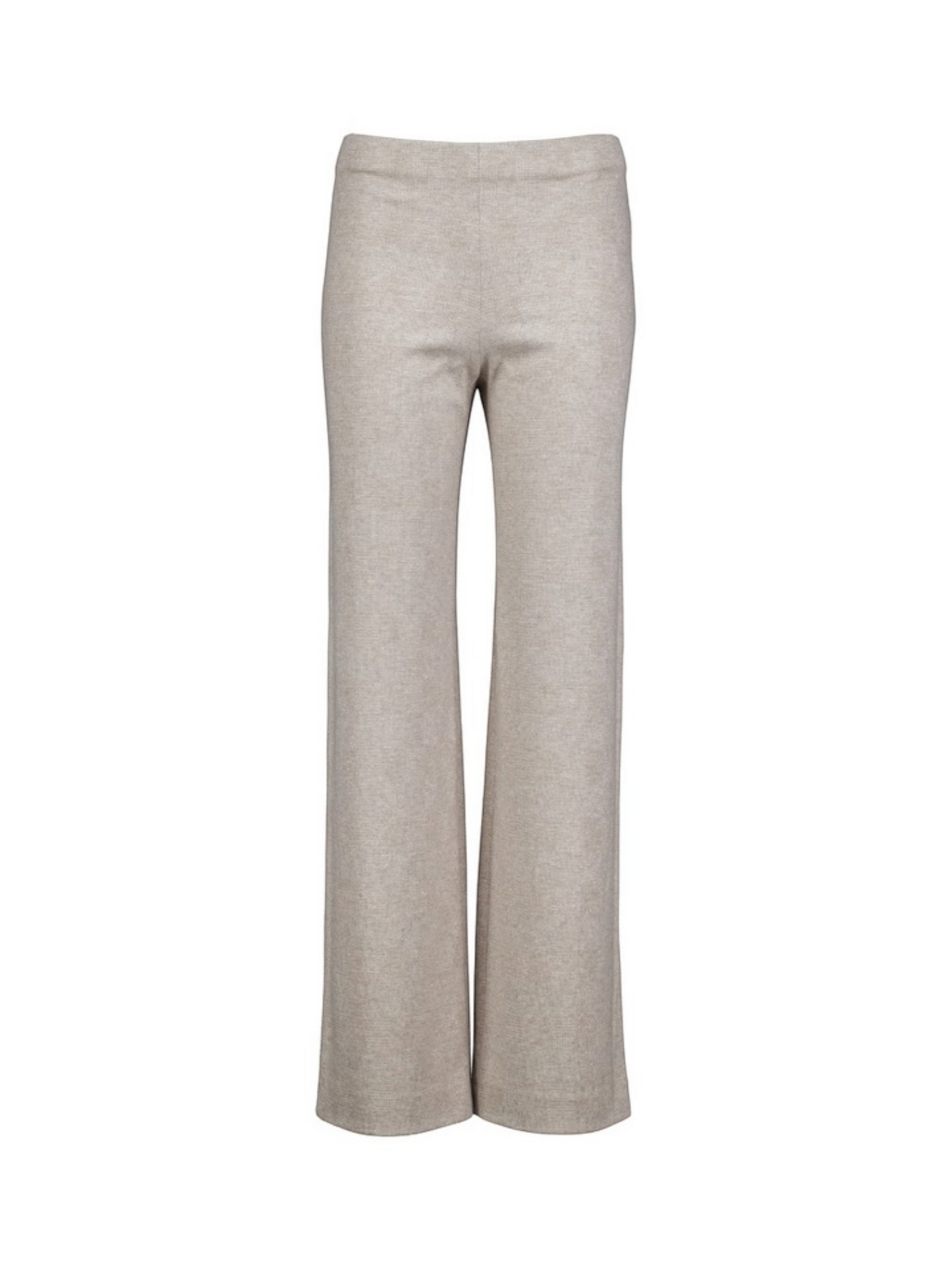 Raffaello Rossi - Beige zachte broek met stretch in ruit motief Elaine long