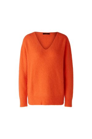 OUI - PULL V-HALS - ORANJE - 90171