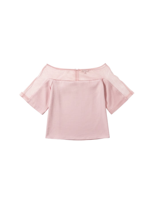 Farah - bloes roze met organza