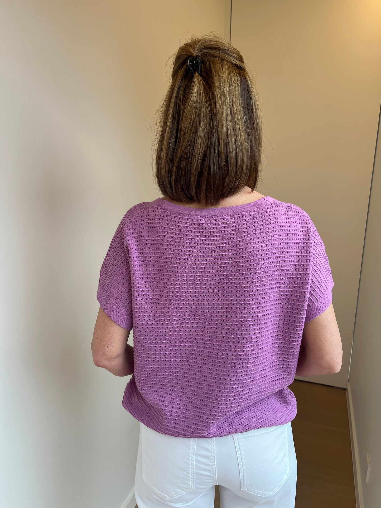 Ydence - gilet/pull ELIN violet