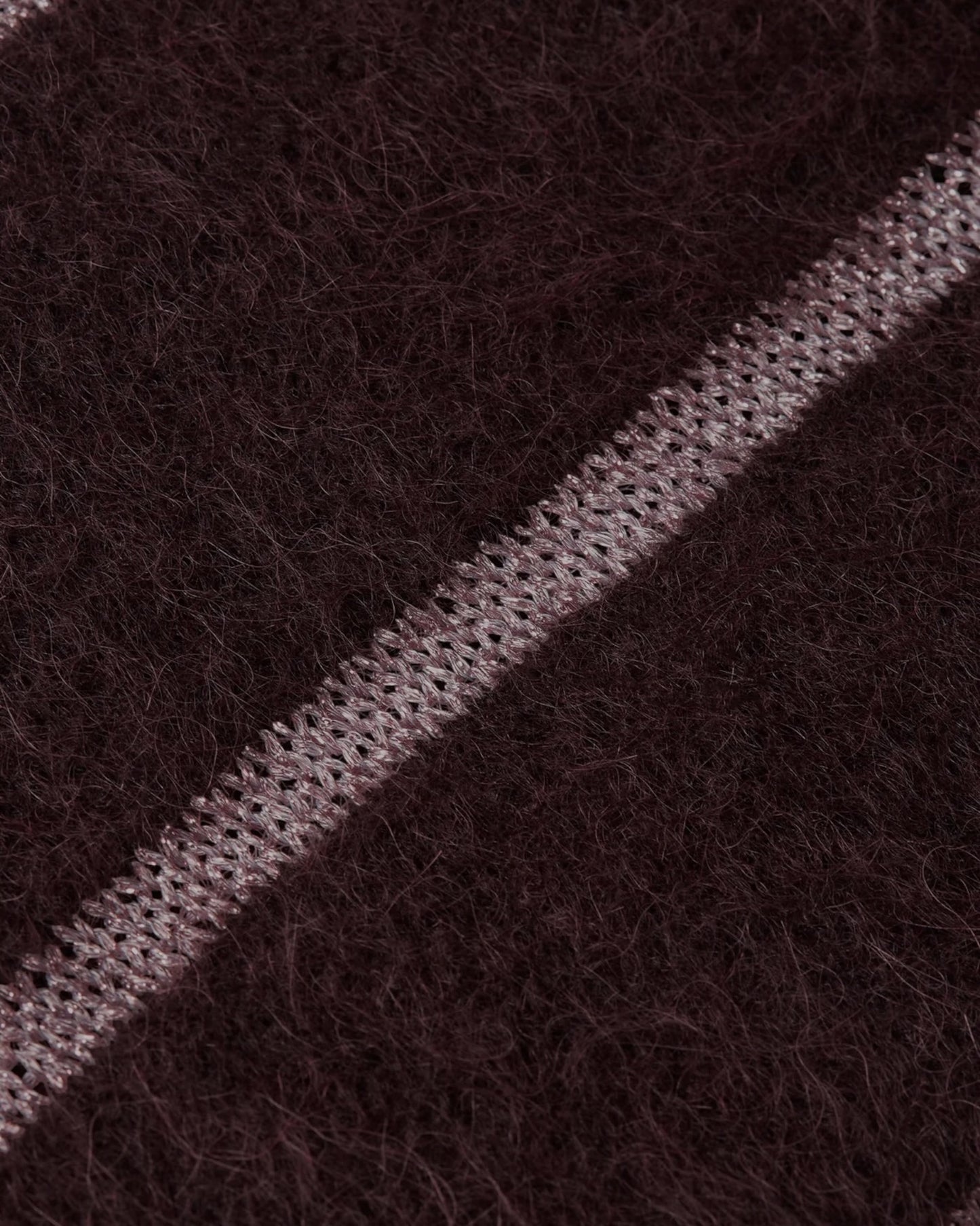 Beaumont Helene Pullover Plum – alpaca damestrui met lurex