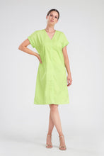 Afbeelding in Gallery-weergave laden, Groen kleedje STEVINA - Blue iV

