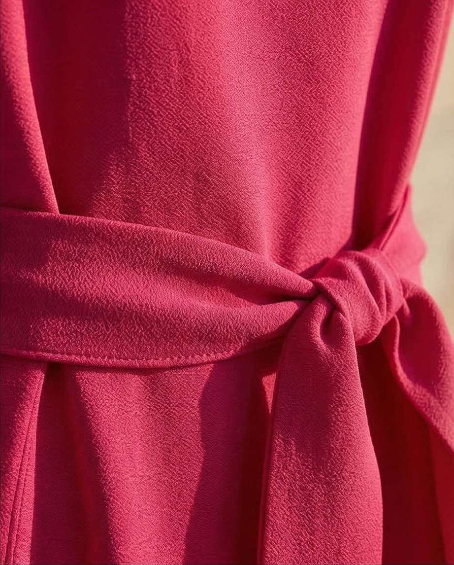 Catnoir - mouwloos kleedje fuchsia