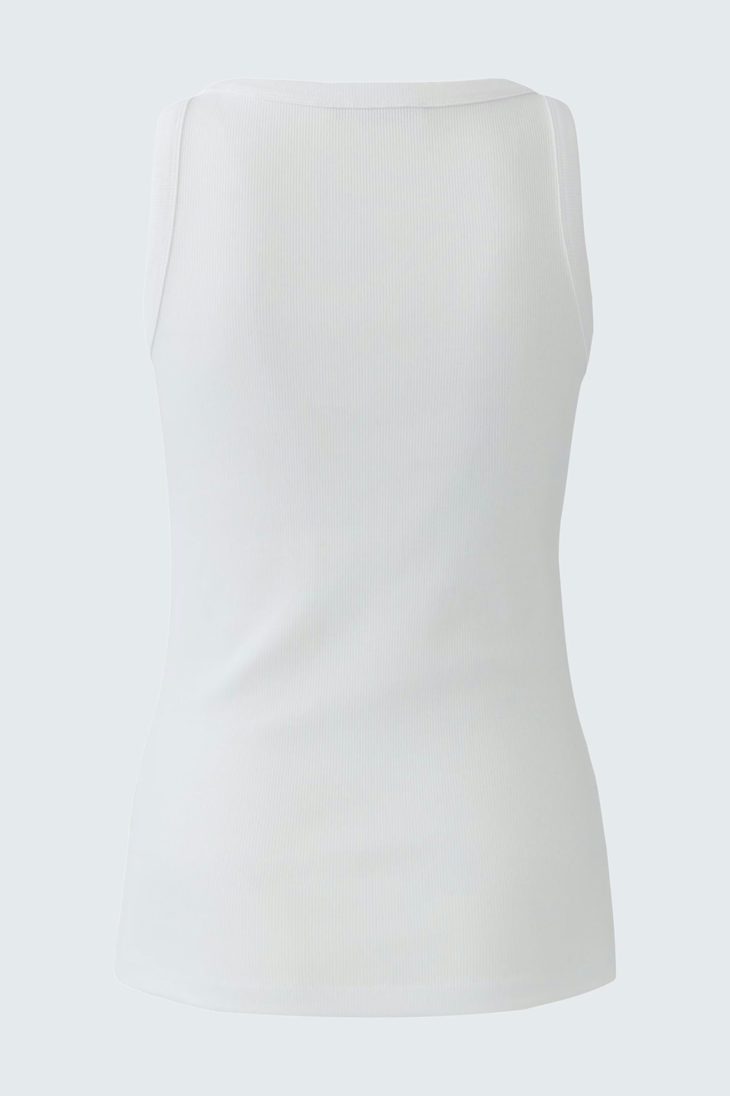 Oui - tanktop wit met print (97457)
