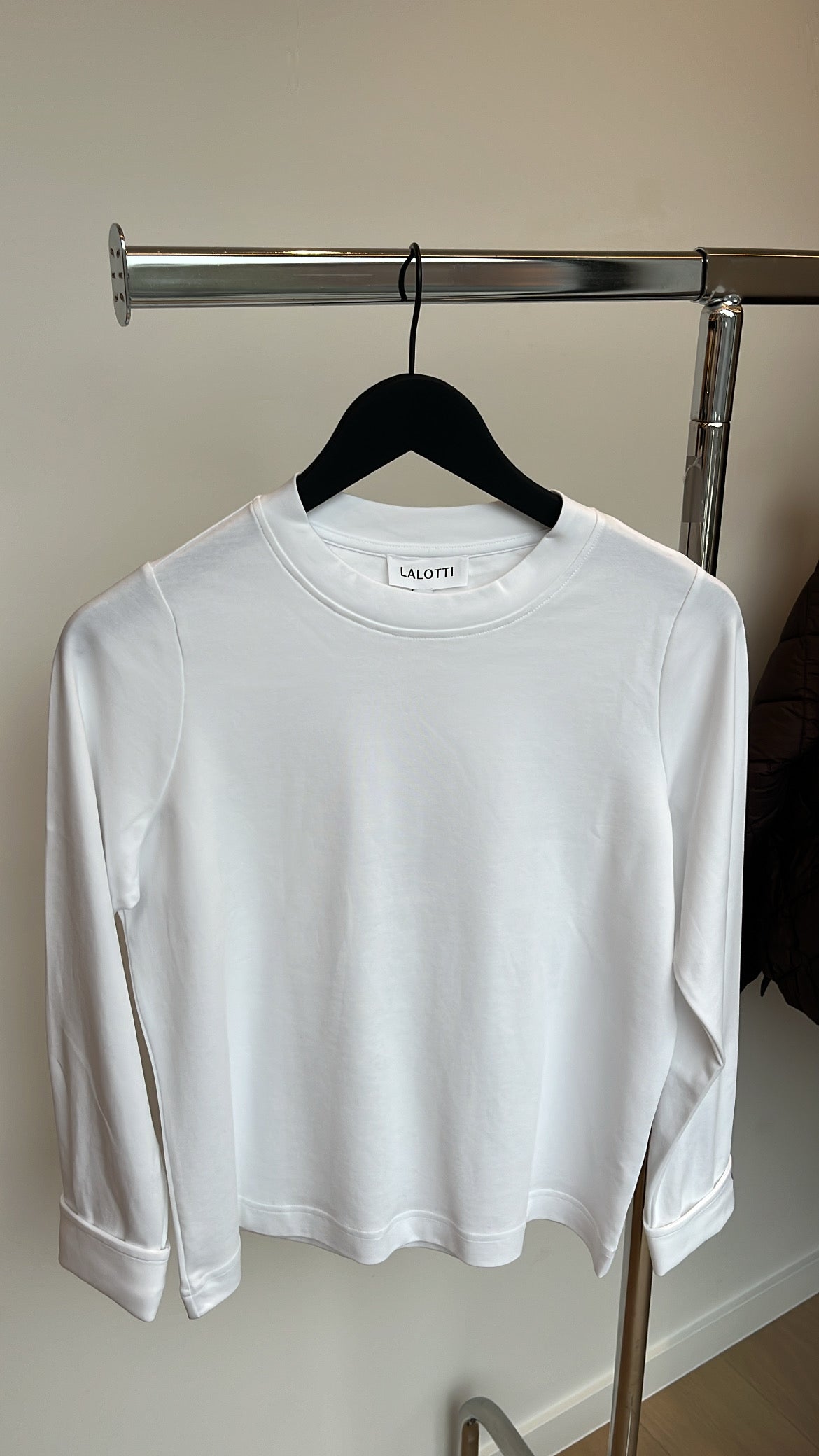 Lalotti Levi t-shirt lange mouwen wit