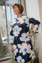 Afbeelding in Gallery-weergave laden, Kleedje beige-donkerblauw (0091811) - Oui
