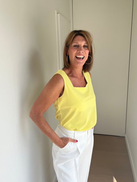 Top ANNABEL geel - More Than That