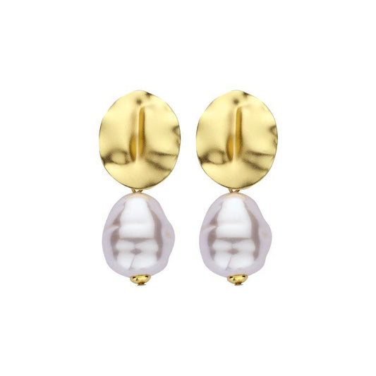 Les Cordes - oorbellen DOB142 wit