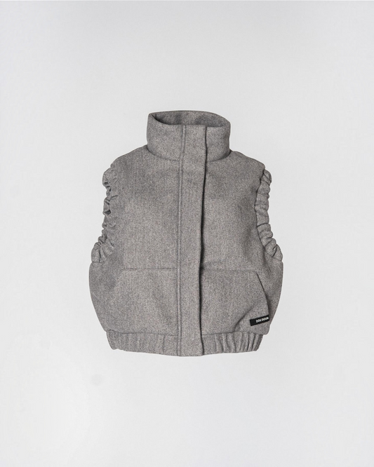 Grijze bodywarmer Galaxy Deluxe Doudoun
