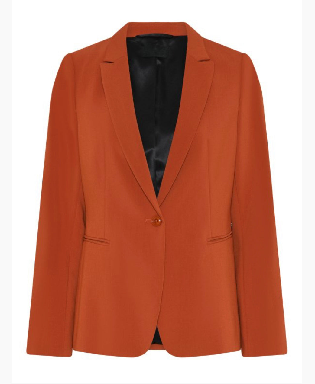 Oranje blazer C-RO met knopen