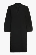 Afbeelding in Gallery-weergave laden, Zwarte jurk in jacquard Xandres (KAMIS)
