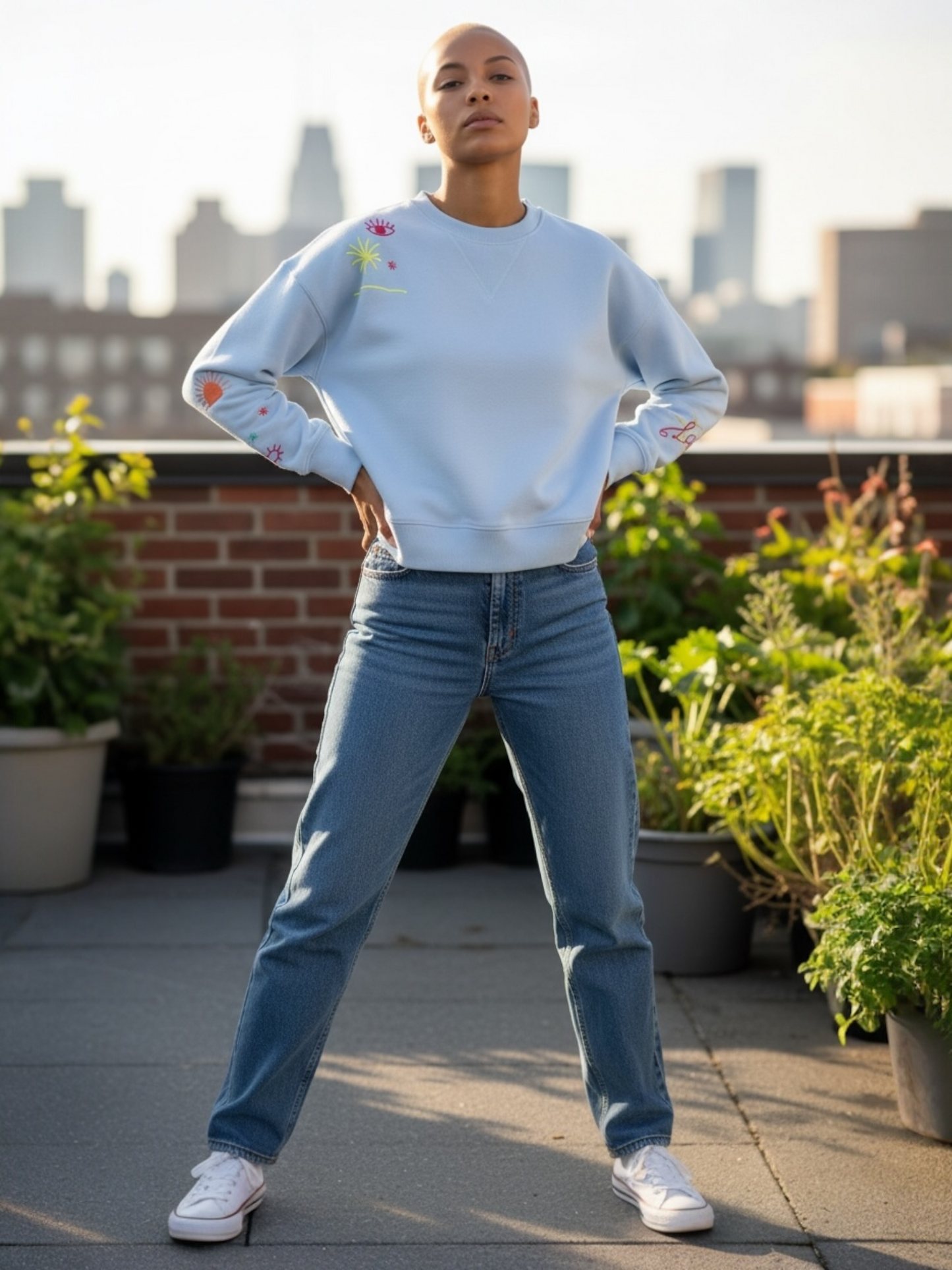 Blue Bay - sweater ZOE blue