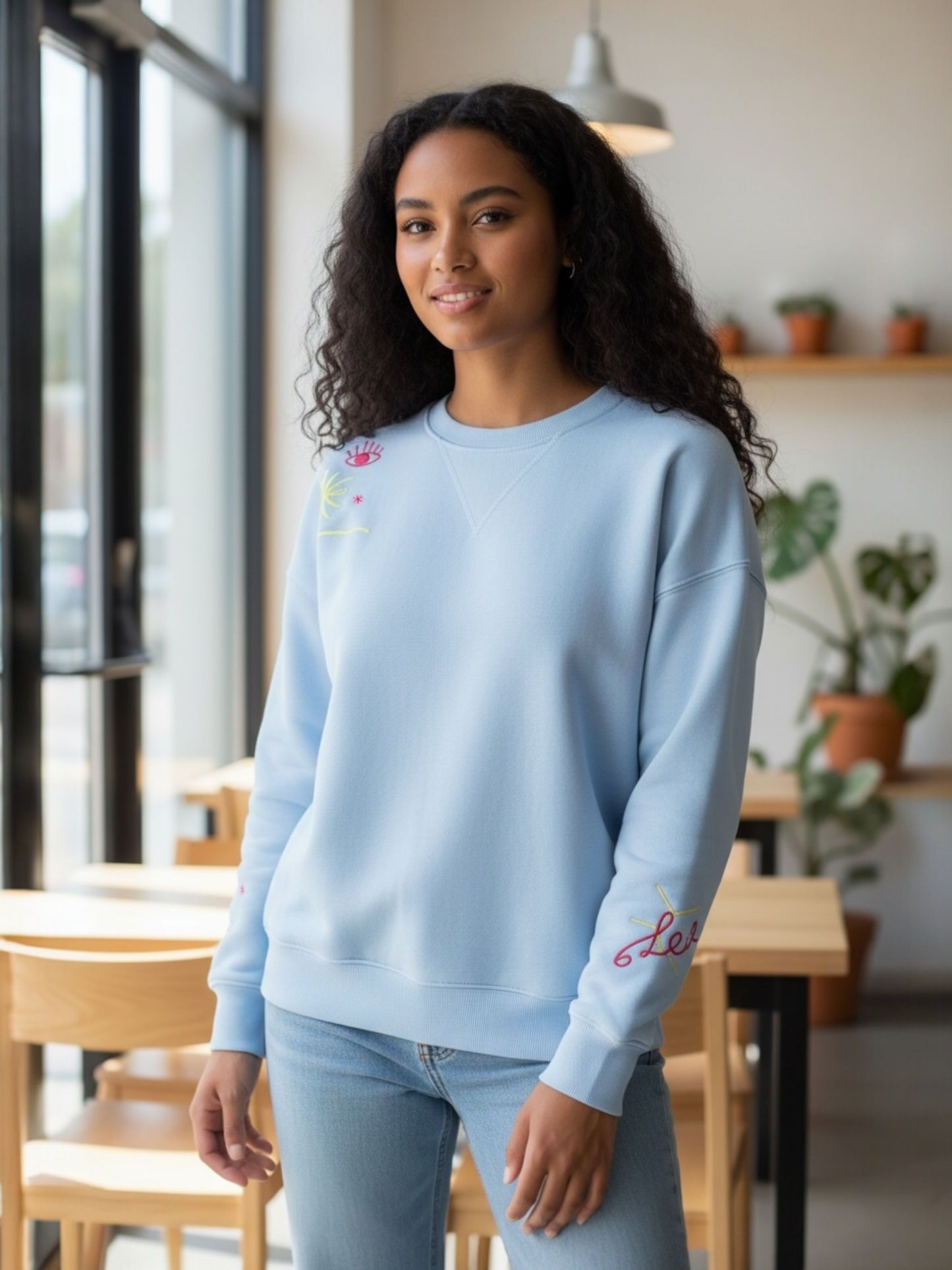 Blue Bay - sweater ZOE blue