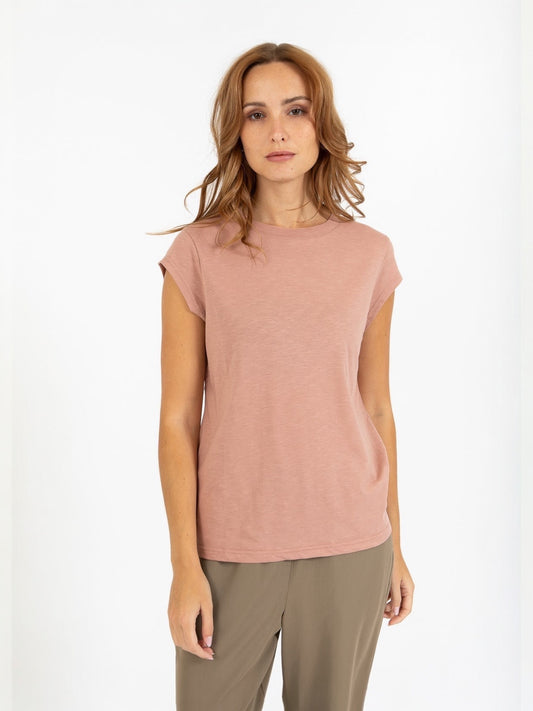 T-shirt CCH1100 washed rose - CC HEART