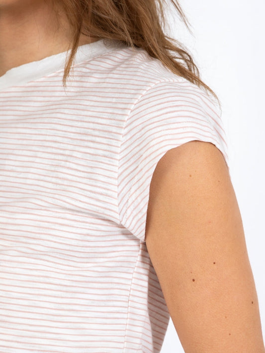 T-shirt ELLEN streepjes roze (cch1180) - CCHeart