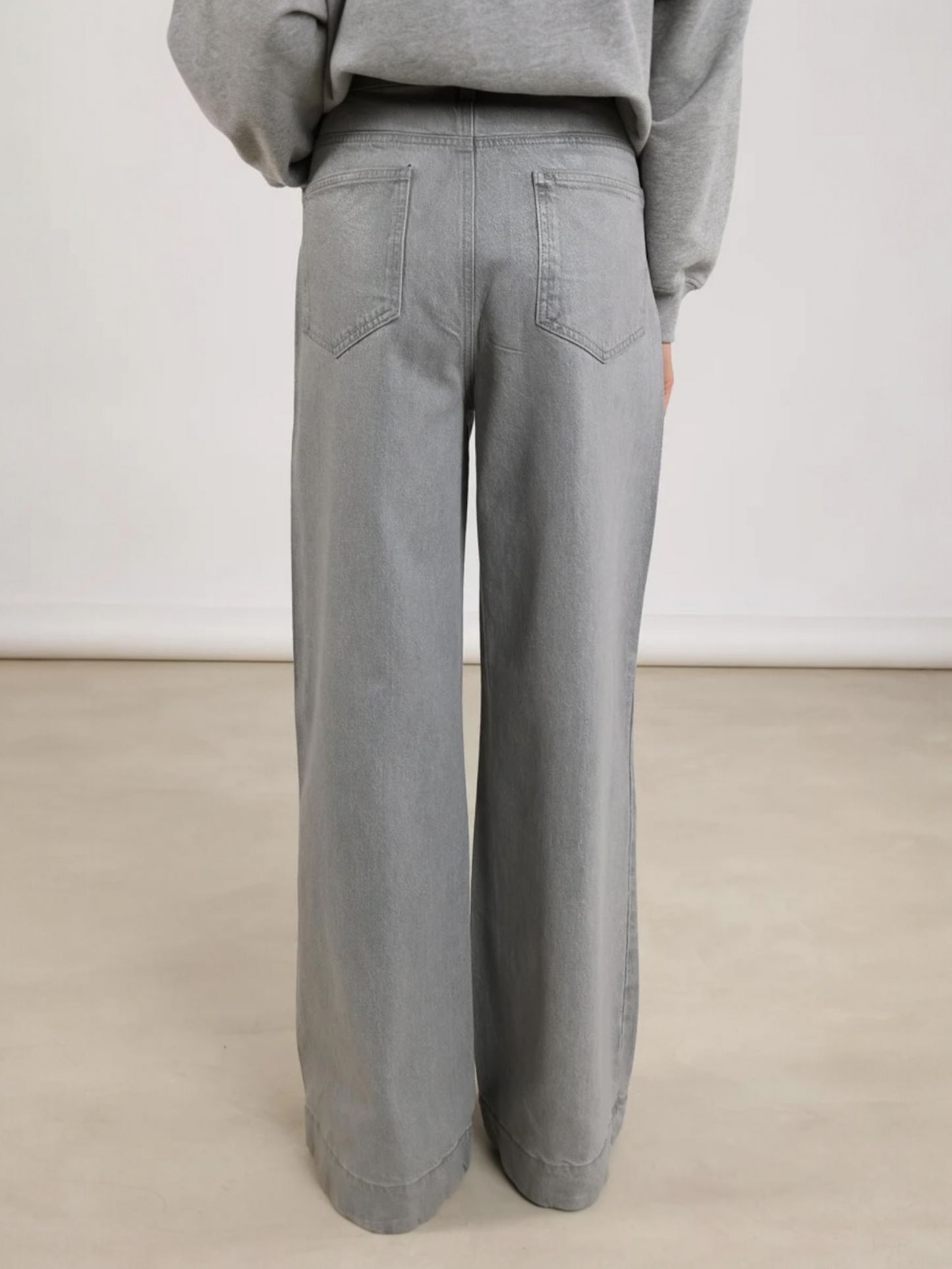 Nukus – jeans Abby lichtgrijs coating