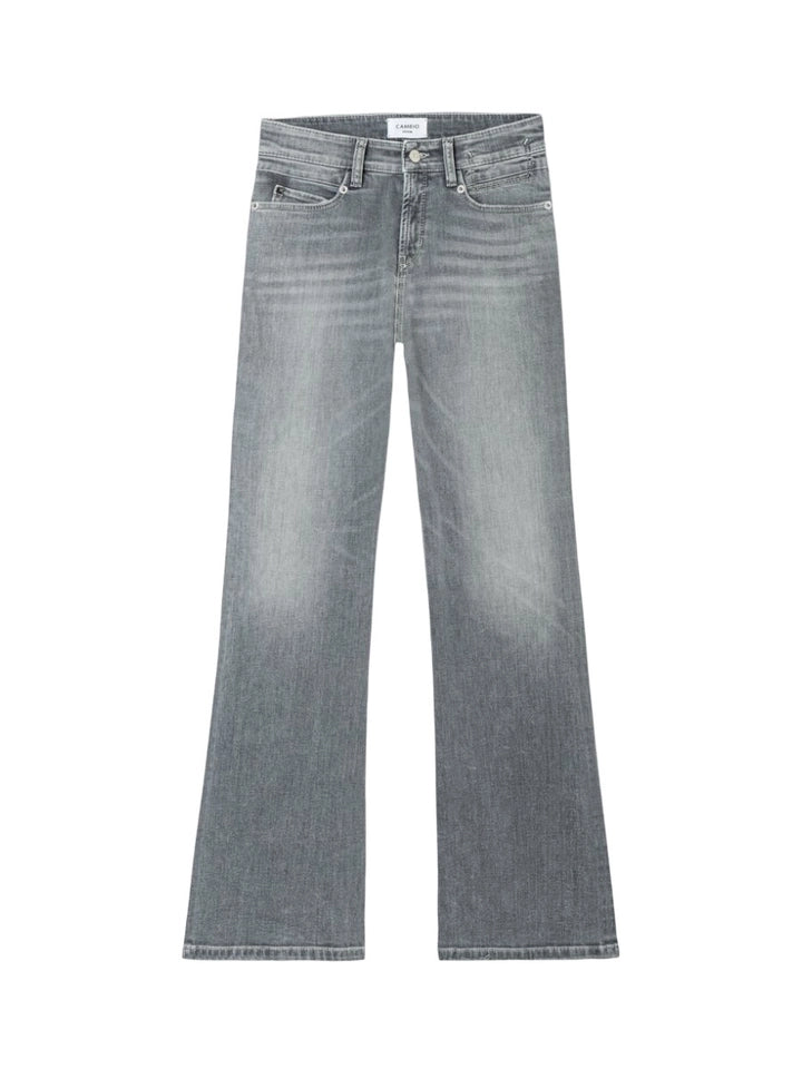 Cambio - Grijze flared fit jeans Paris Flared