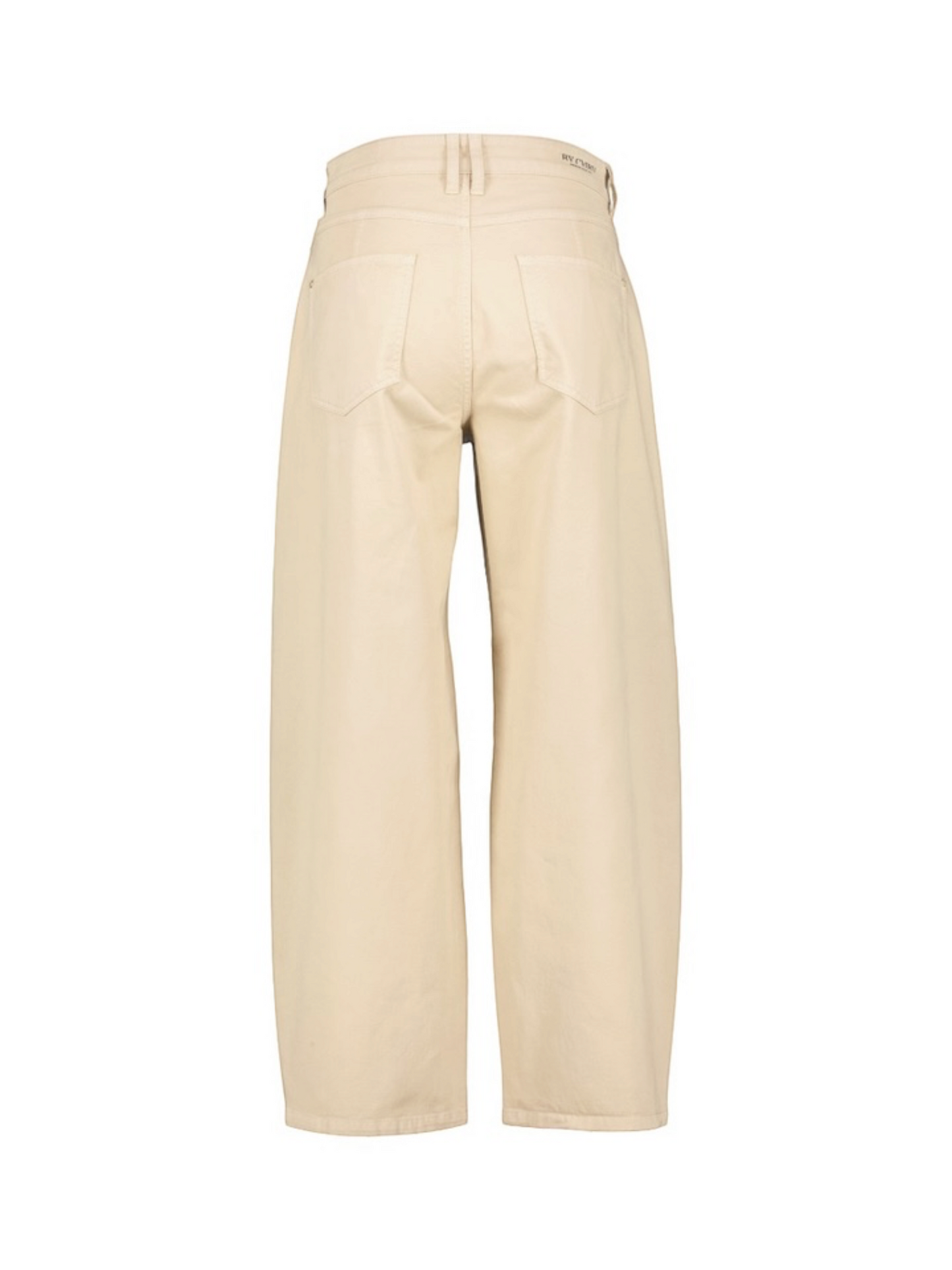 Cambio - zandkleurige barrel fit jeans model Odele