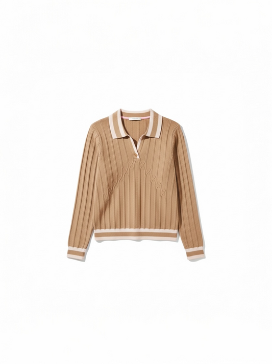 Leo&Ugo - Pull Beige ( Aw130/Beige/Pink )