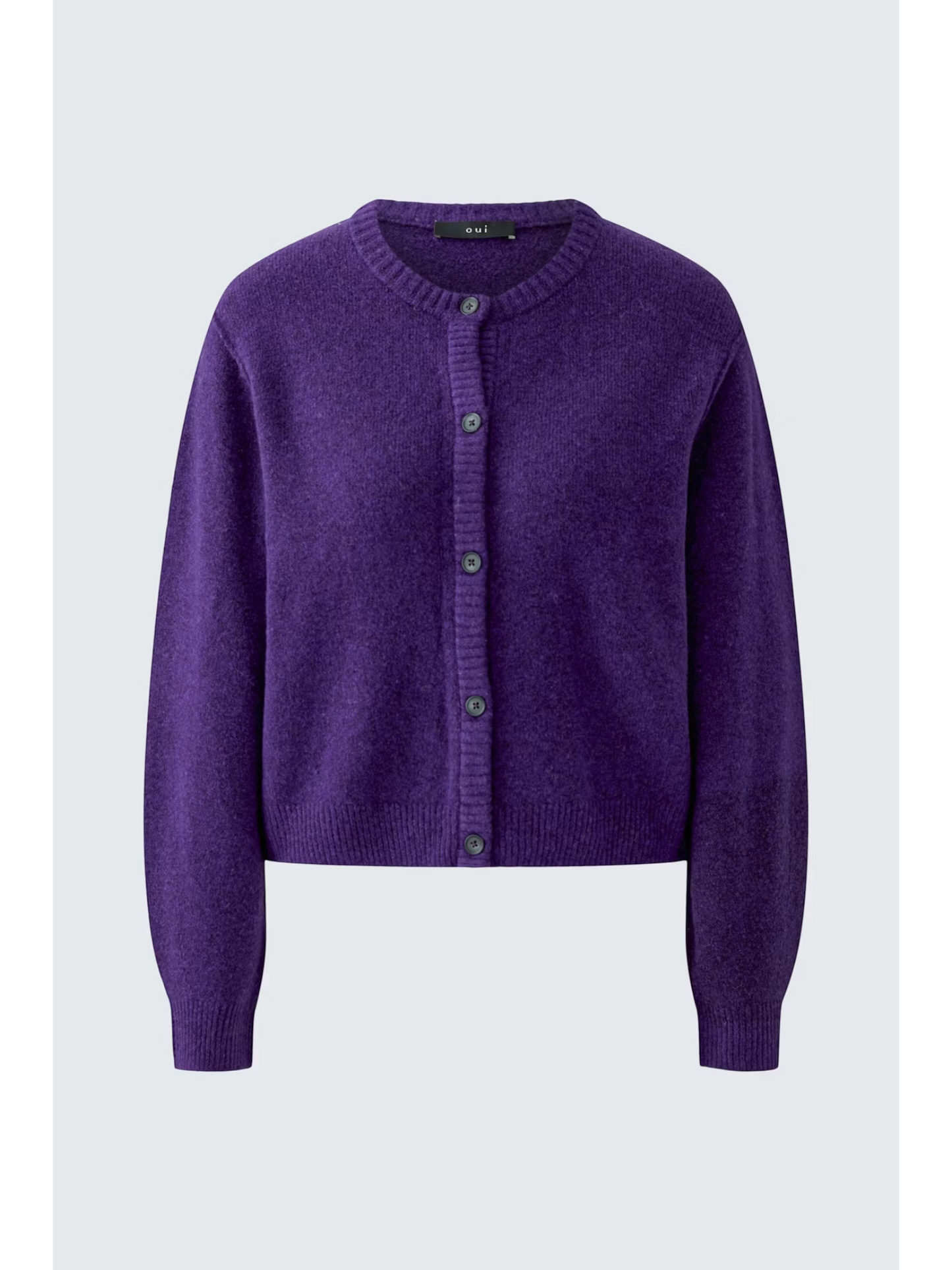 Oui - gilet met knopen violet (94462)