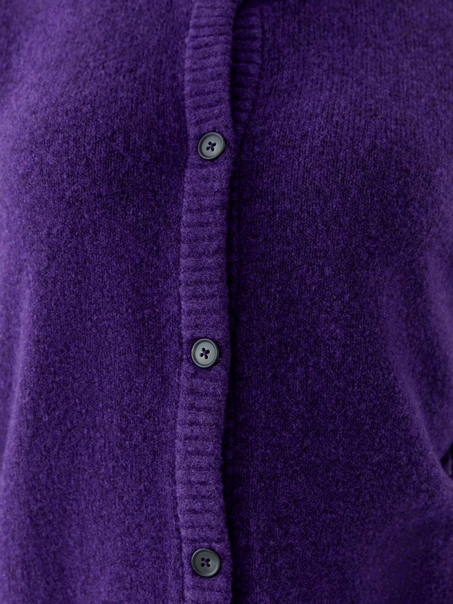 Oui - gilet met knopen violet (94462)