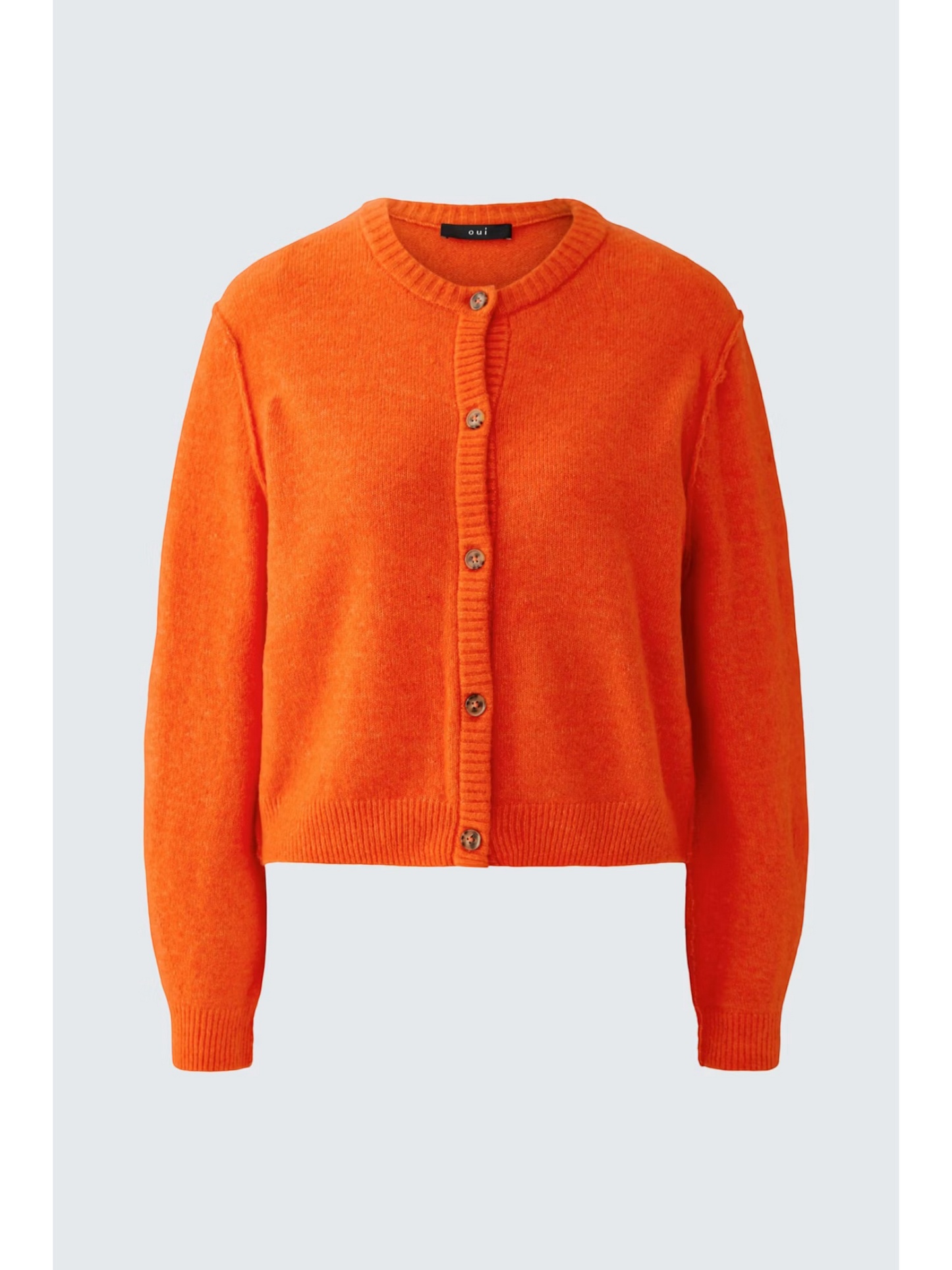 Oui - gilet met knopen oranje (94462)