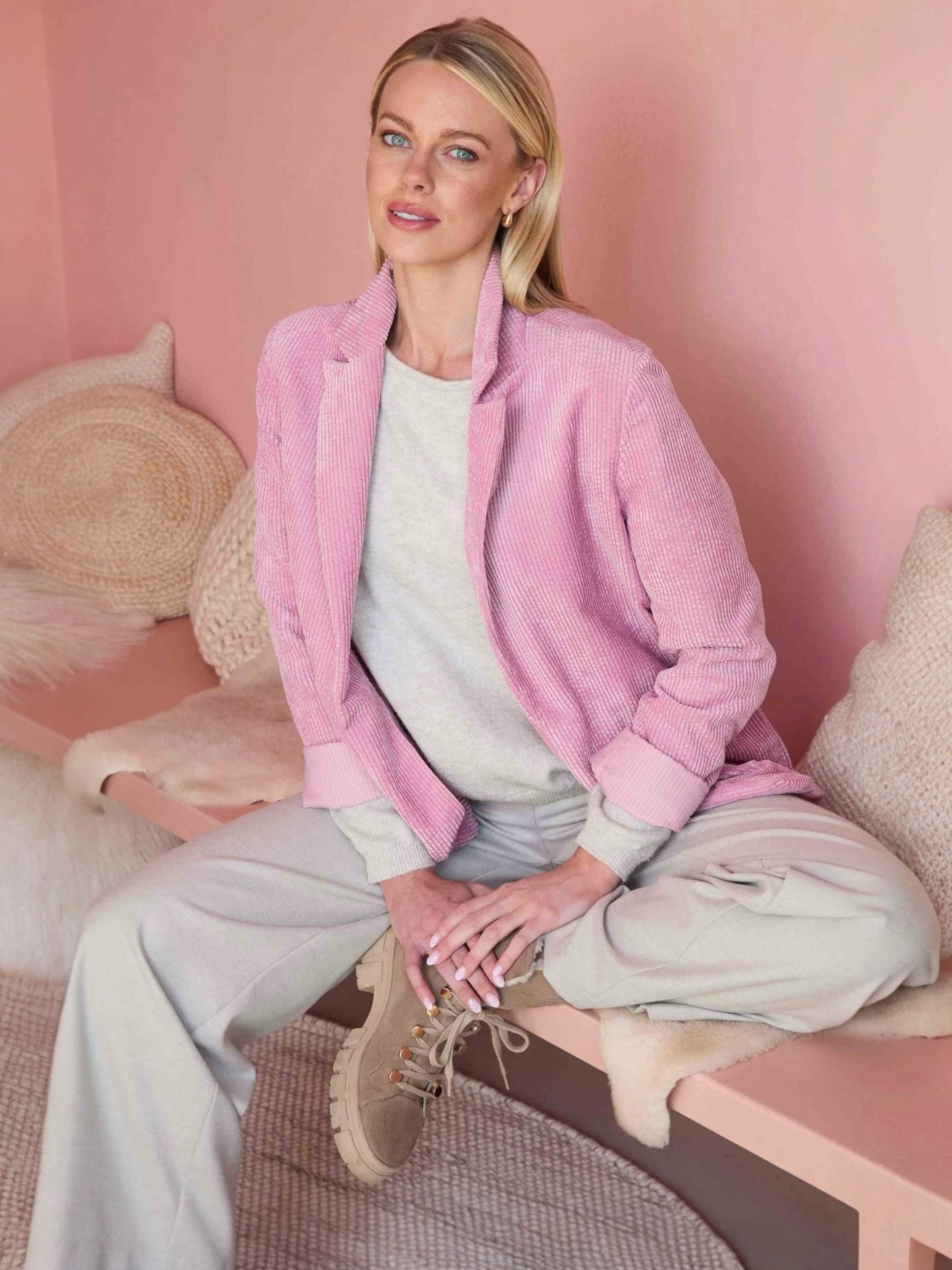 Blazer FRANCESCA roze - Blue Bay